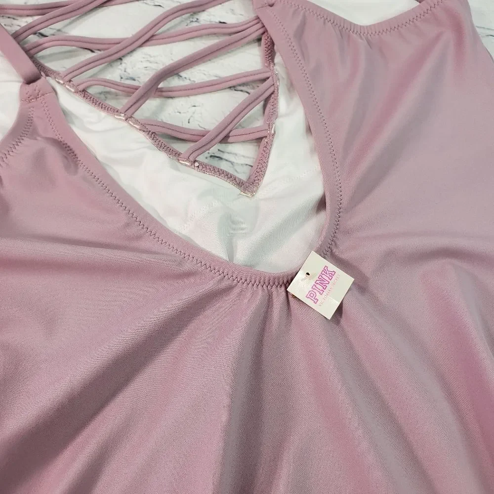 PINK Victoria Secret Swimsuit One Piece Size:L